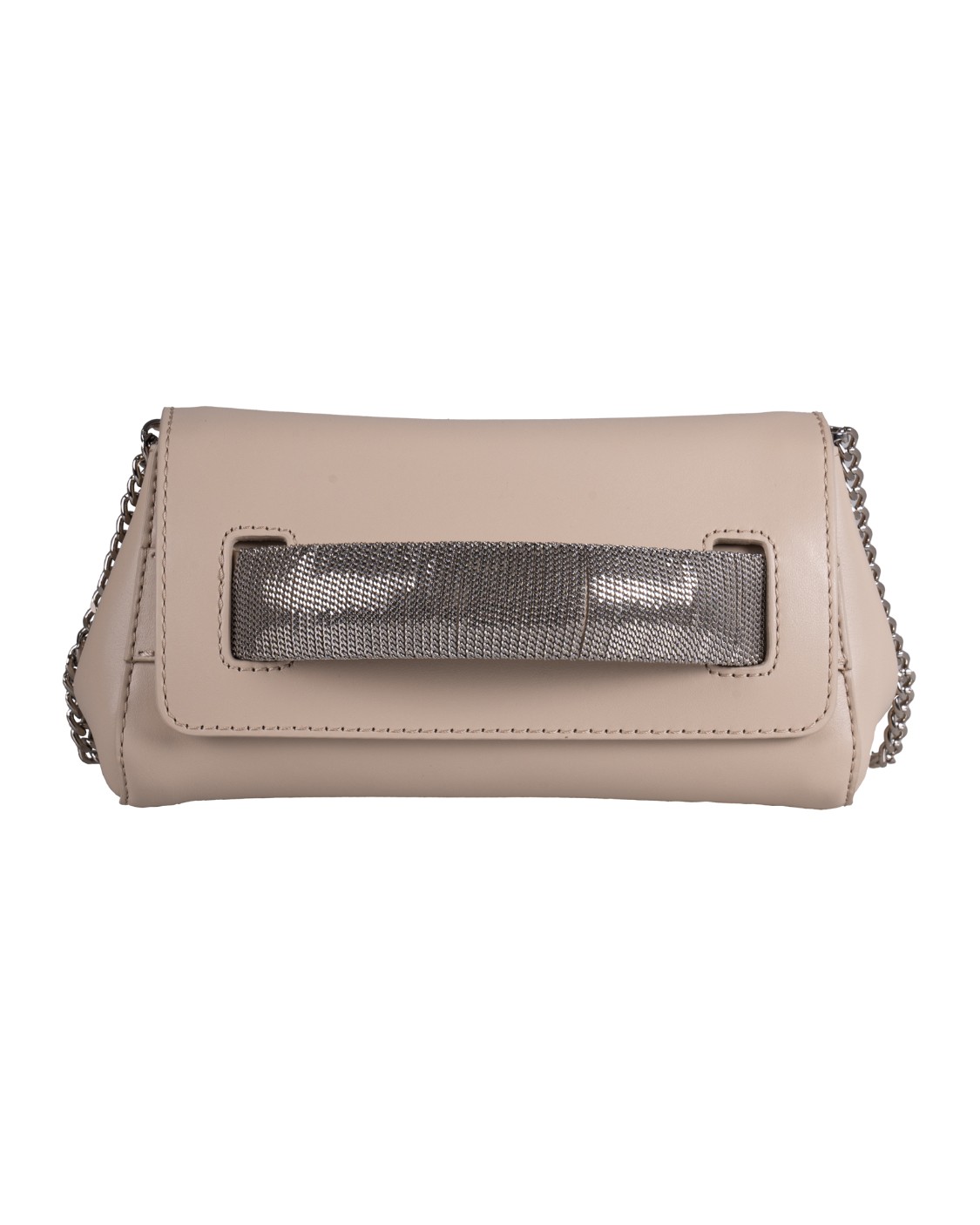 shop ORCIANI  Borsa: Orciani borsa clutch "Gossip" in pelle liscia.
Tre tasche interne di cui una con zip.
Chiusura con patta.
Tracolla aggiuntiva in catena.
Vitello liscio; finitura palladio.
Dimensioni: Larghezza: 20 cm / Altezza: 10 cm / Profondità: 7 cm.
Composizione: 100% pelle di vitello.
Made in Italy.. B02169 CHP-NUDE number 9578364